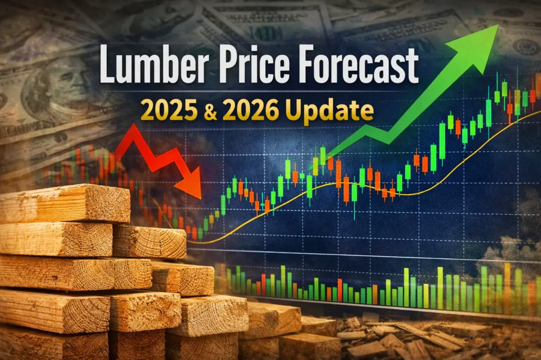 Lumber price forecast 2025 with market data, futures charts and 2026 outlook